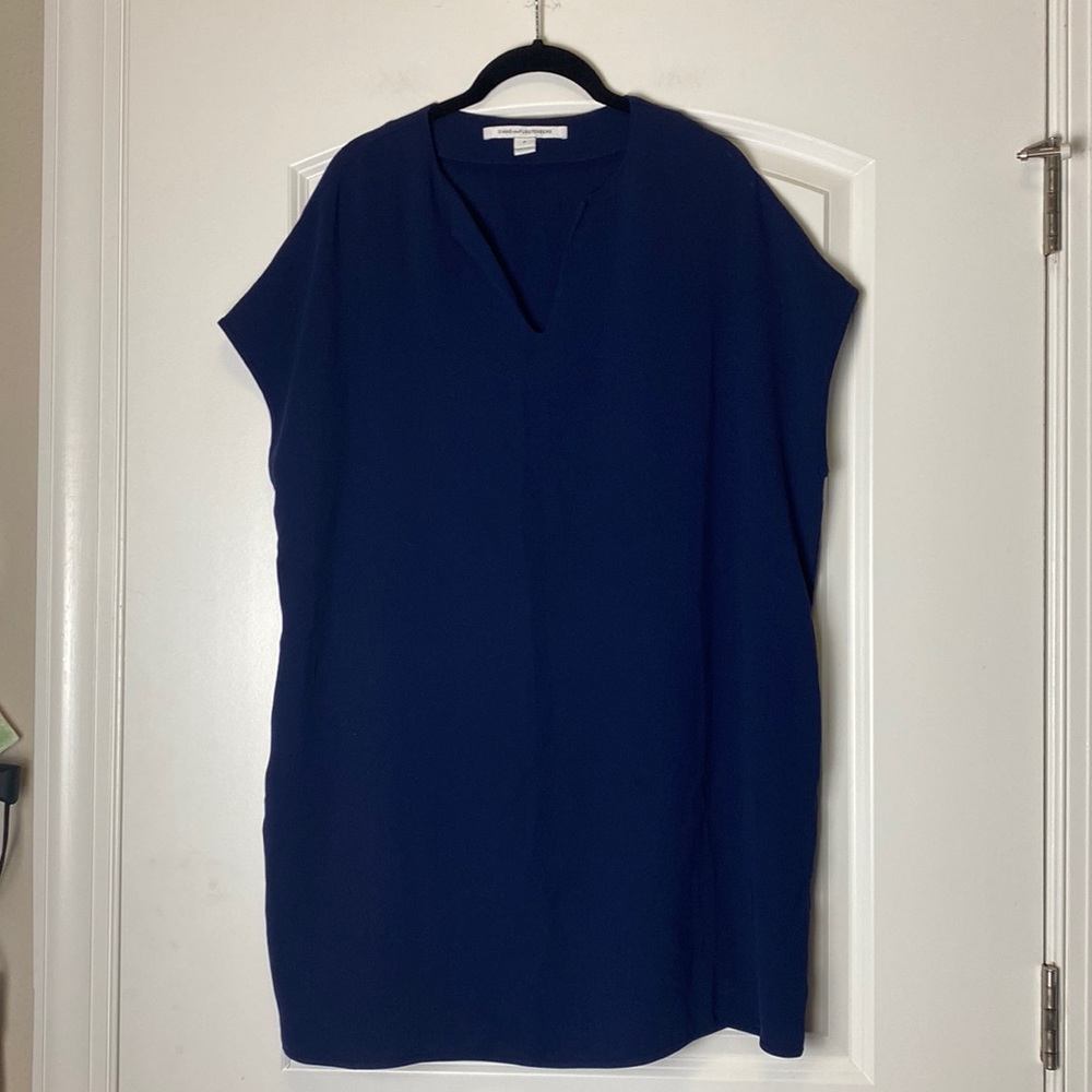 Diana von Furstenberg boxy oversized dress with pockets